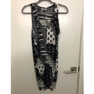 Zara Collection Black and White Dress